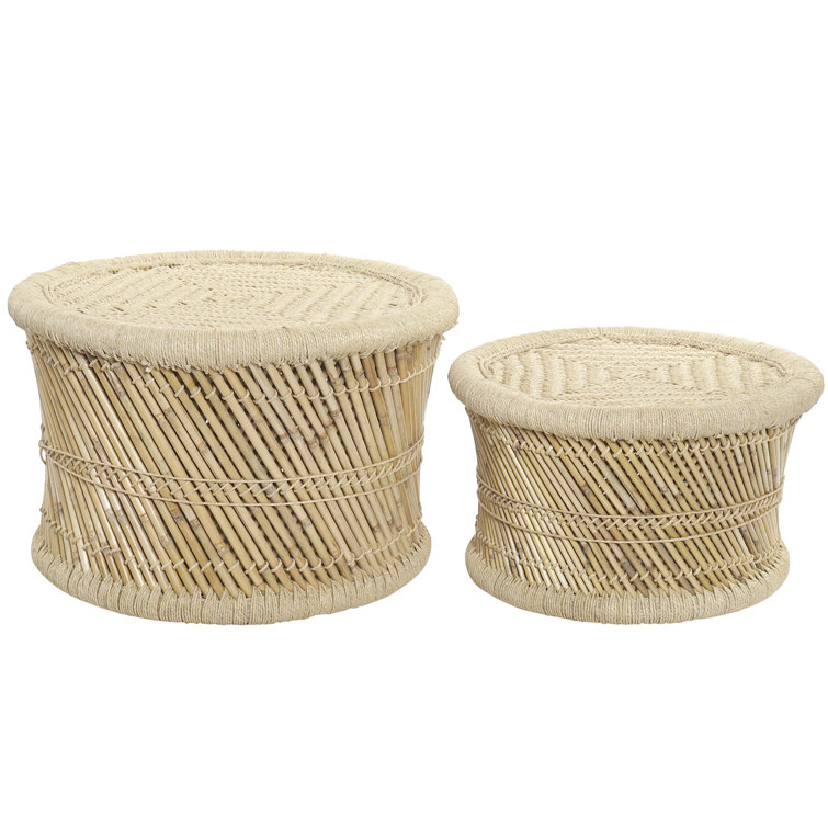 Bay Isle Home Albertdine Drum Coffee Table | Wayfair.co.uk